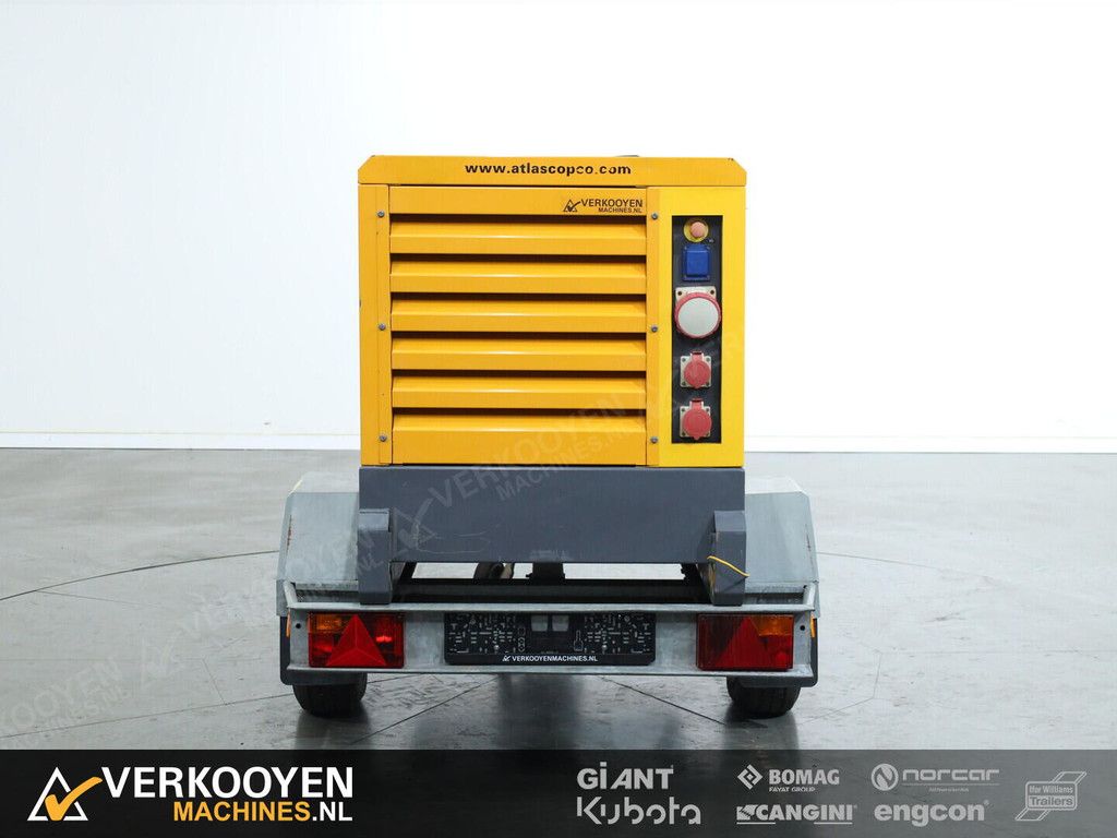 2015 Atlas Copco QAS 30 Diesel Generator / Aggregaat 30kVA 400V- 50Hz VV1538