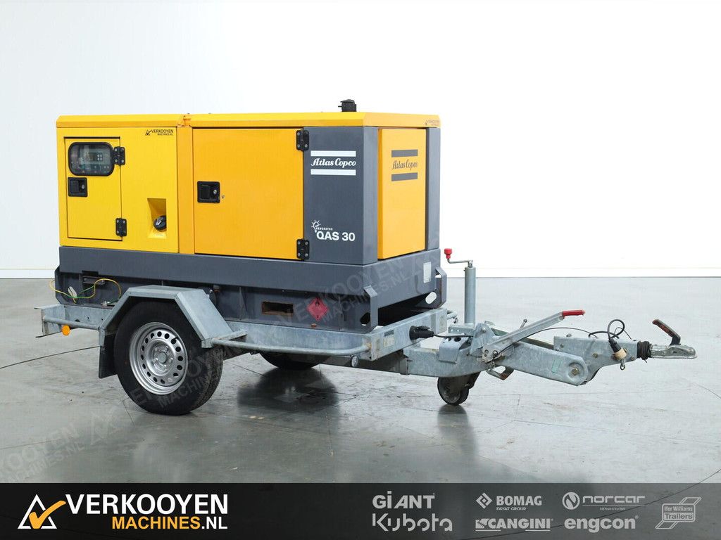 2015 Atlas Copco QAS 30 Diesel Generator / Aggregaat 30kVA 400V- 50Hz VV1538