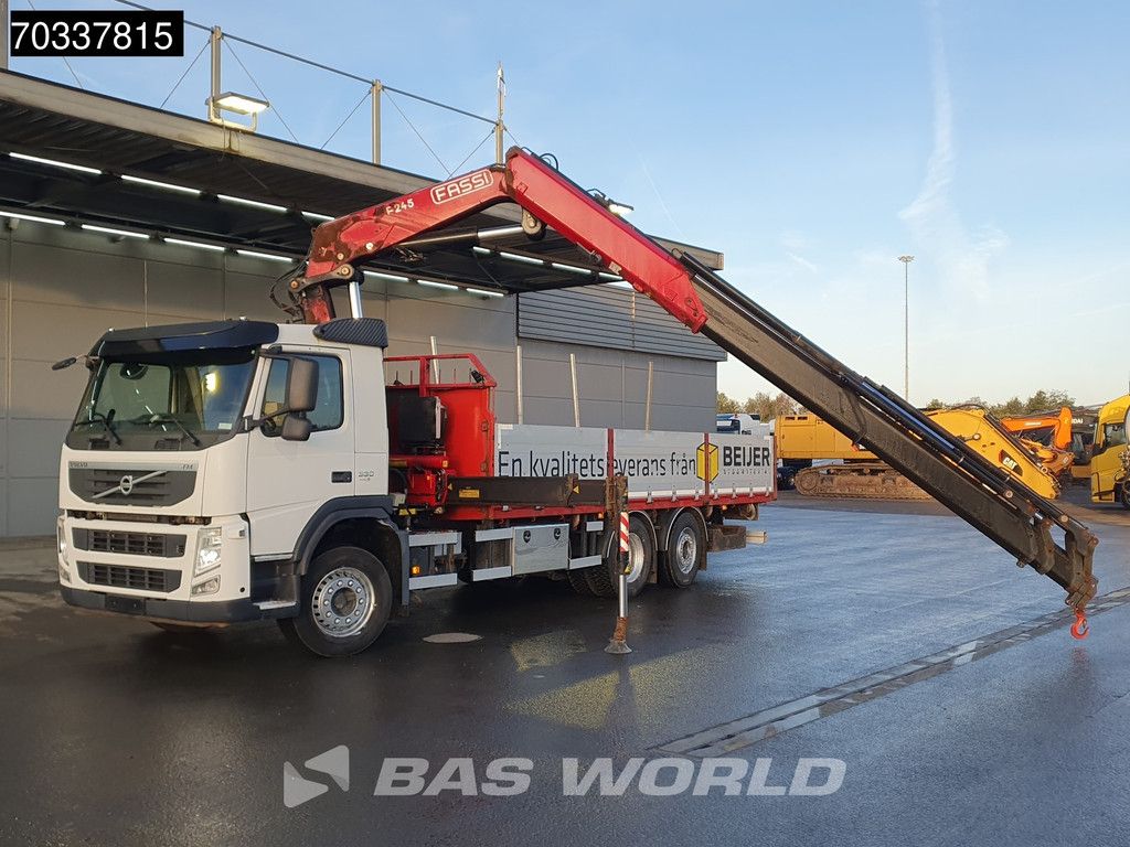 Volvo FM 330 6X2 FASSI BF245A2.25 E DYNAMIC Crane Kran Lift+steering axle Euro 6