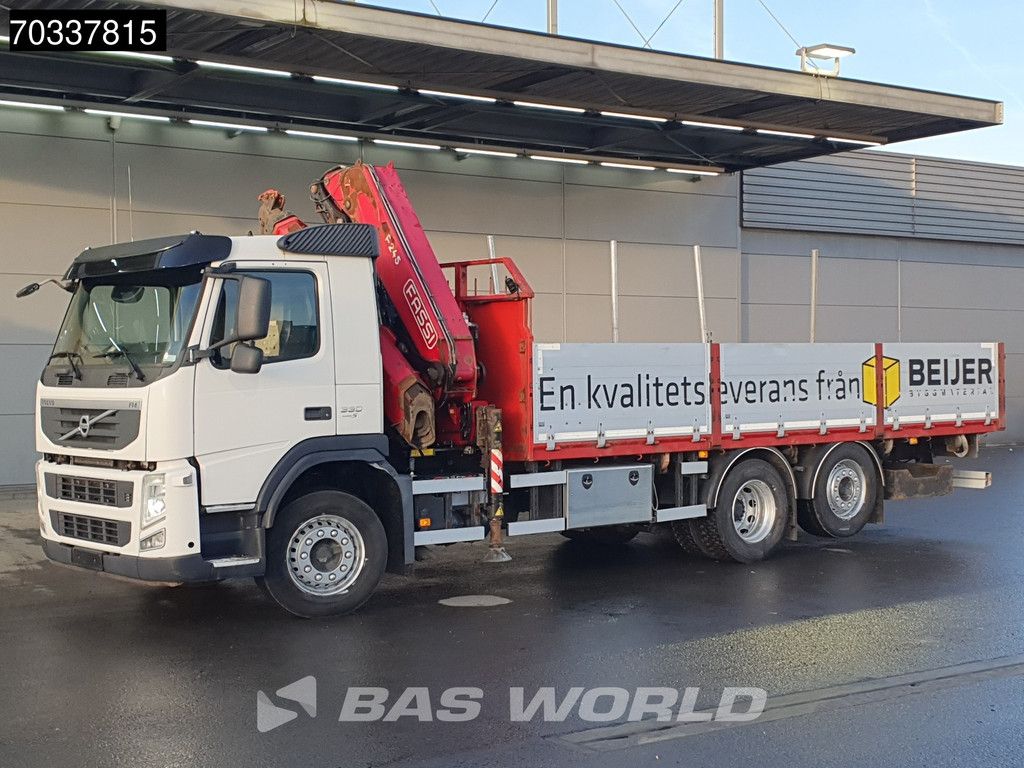 Volvo FM 330 6X2 FASSI BF245A2.25 E DYNAMIC Crane Kran Lift+steering axle Euro 6
