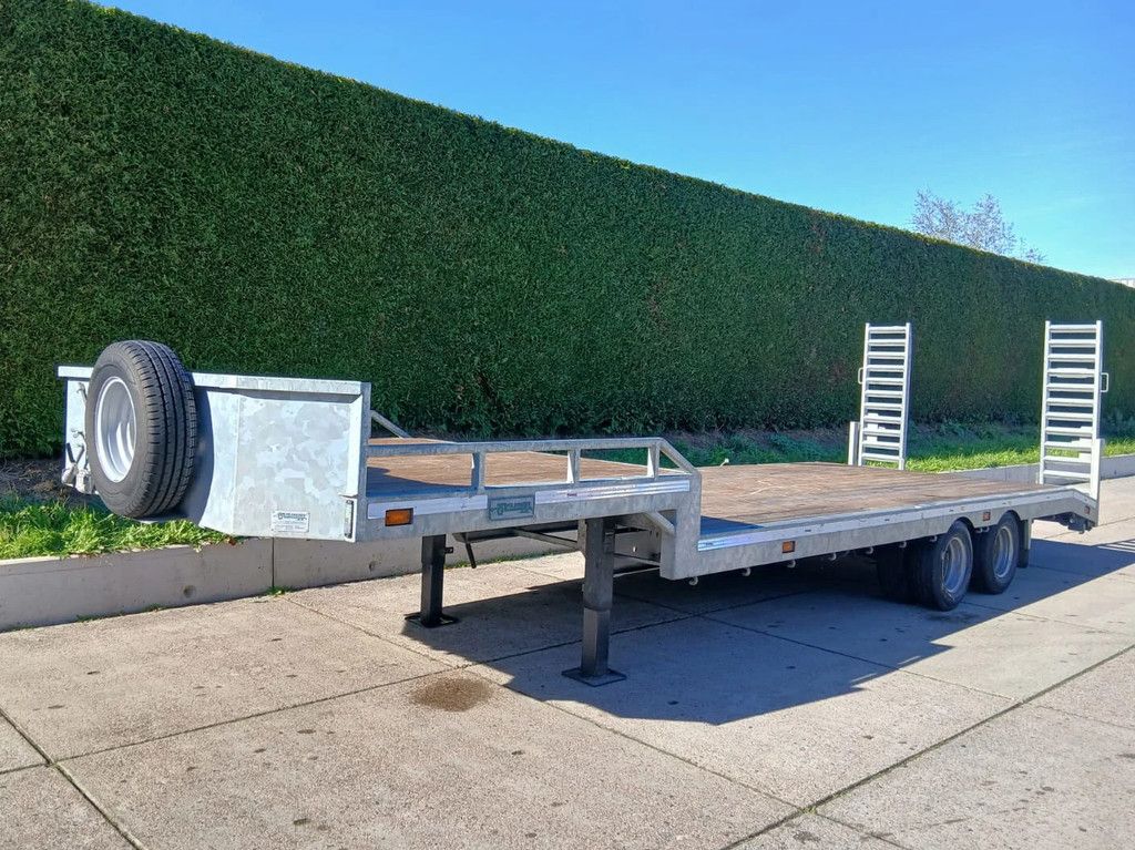 Veldhuizen 10,0-tons Semi-dieplader oplegger 6,0 m.
