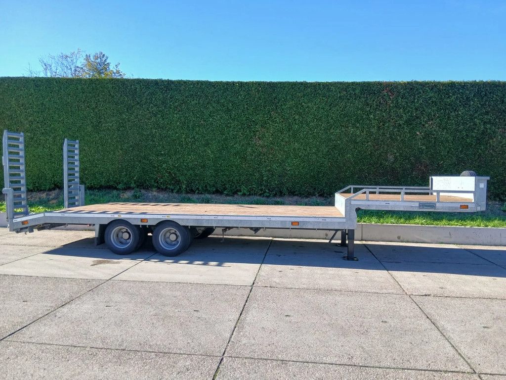 Veldhuizen 10,0-tons Semi-dieplader oplegger 6,0 m.