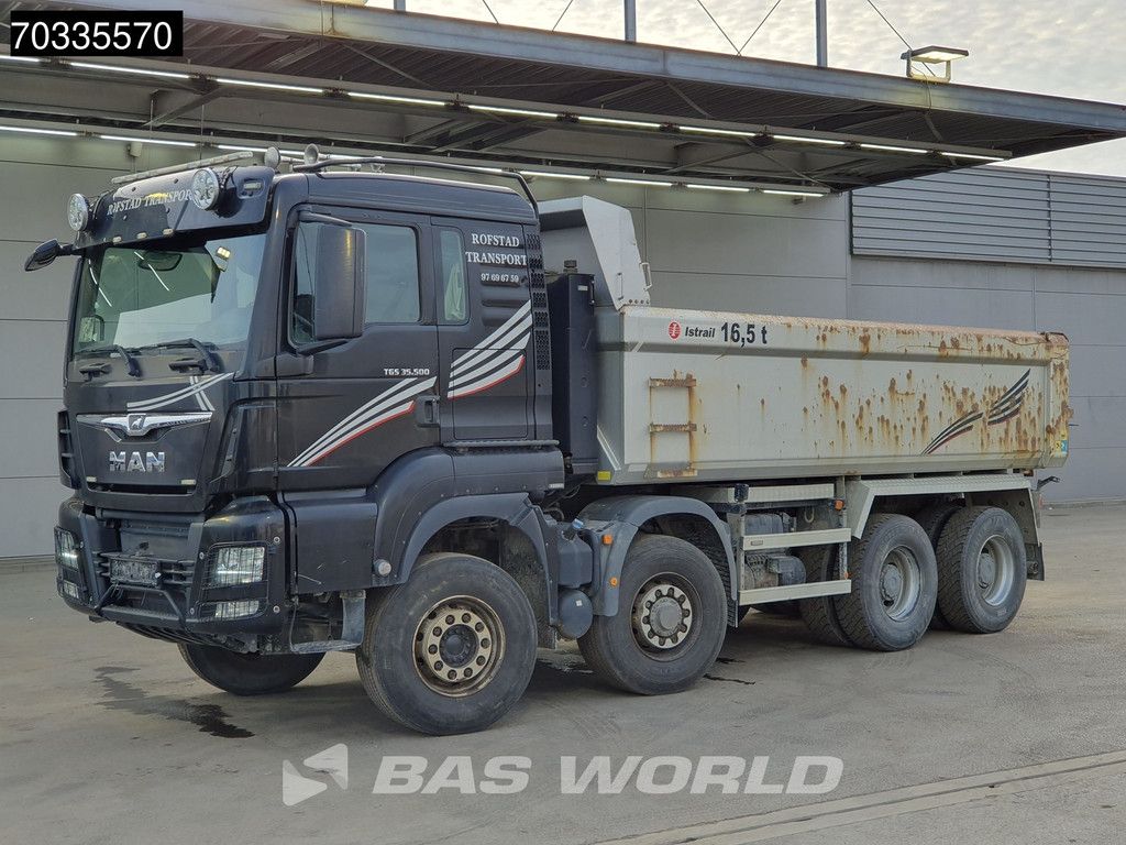 MAN TGS TGS 35.500 8X6 12m3 tipper Big-Axle 8x6 Automatic Engine brake Euro 6