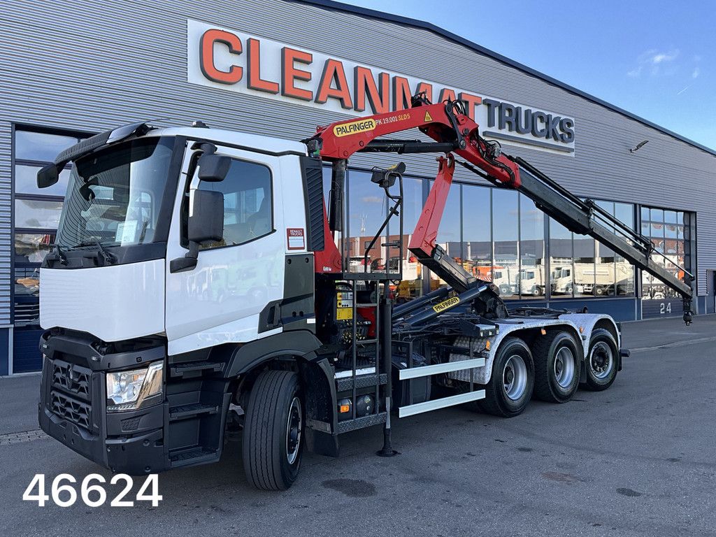 Renault C 460 8x4 Euro 6 Palfinger 19 Tonmeter laadkraan