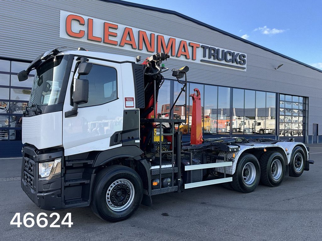 Renault C 460 8x4 Euro 6 Palfinger 19 Tonmeter laadkraan