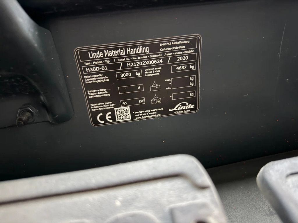 Linde H30 D-01 EVO uitschuiflepels