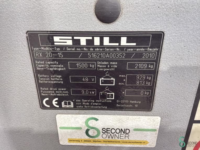 Forklifts Electric Still RX20-15 2010