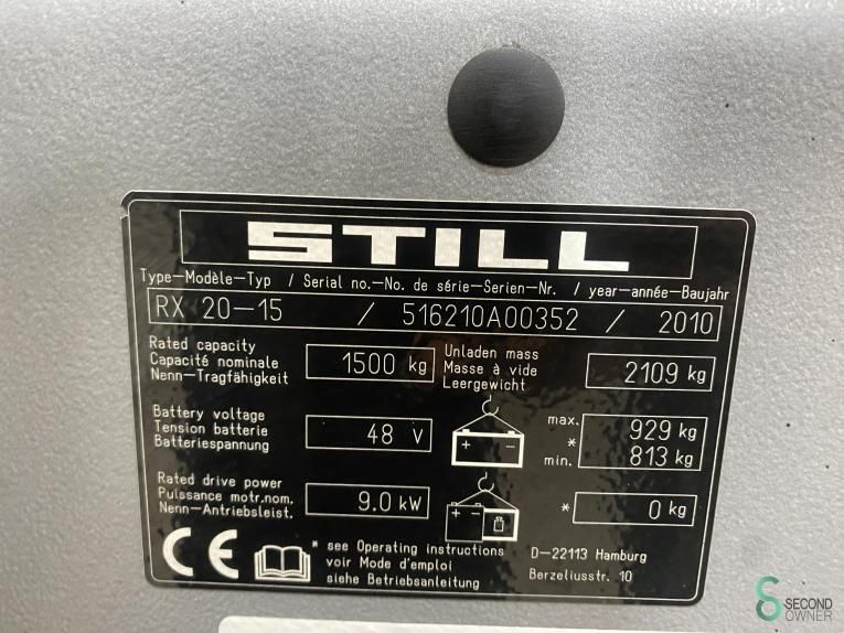 Forklifts Electric Still RX20-15 2010