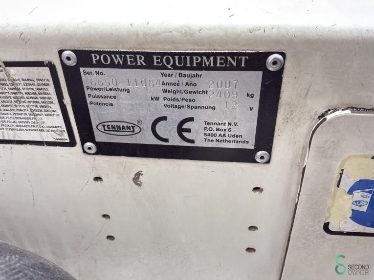 Cleaning Machines Diesel Tennant 6650 XP 2007