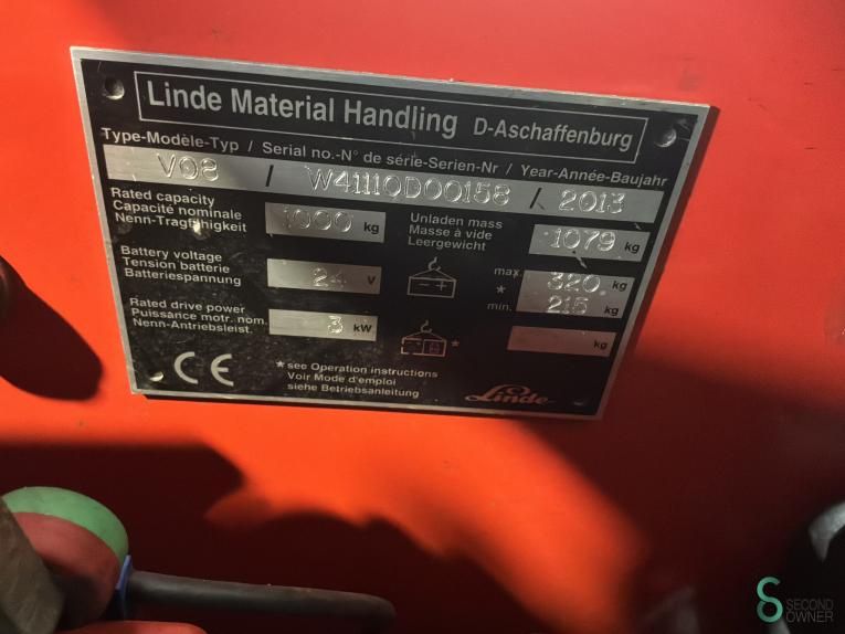 Orderpickers Elektrisch Linde V08-01 (1110) 2013