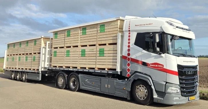 AGPRO N/V AGPRO 2.0 hef/klemdak opleggers voor kisten transport