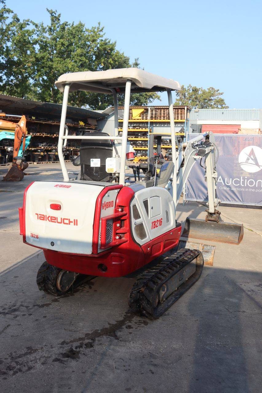 Minigraver Takeuchi TB216 Hybride 11.5kW 2021