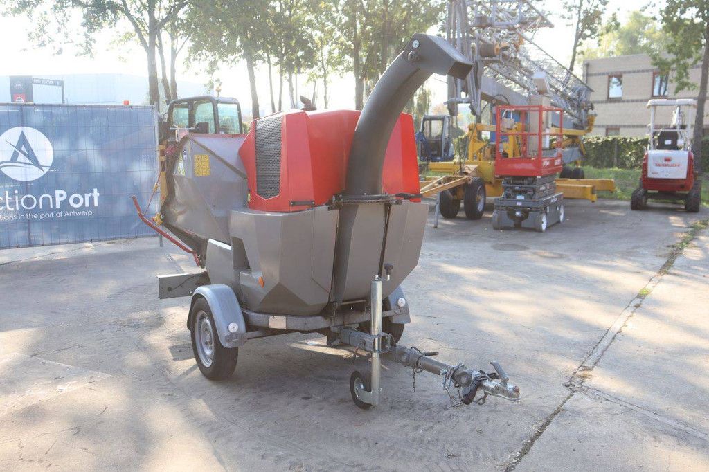 Holzhäcksler TS Industries Tiger-25D Diesel, Baujahr 2016, auf Anhänger