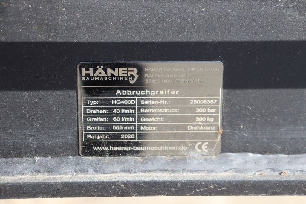 Häner HG400D 2026 Sortiergreifer Neu