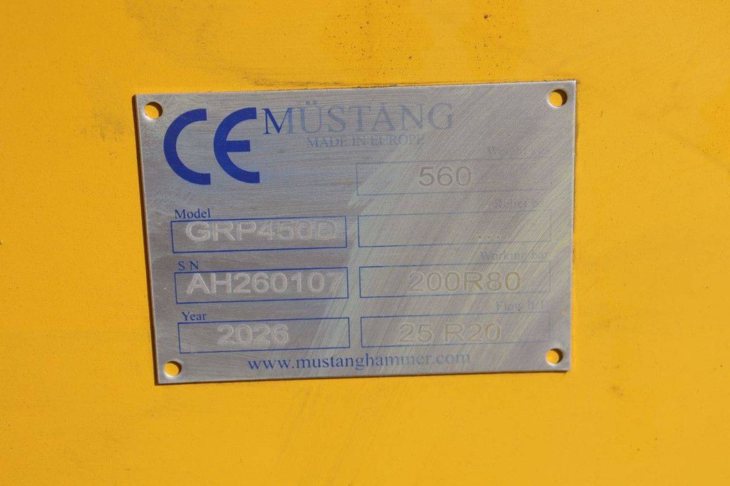 Mustang GRP450D 2026 Sorting Grab New