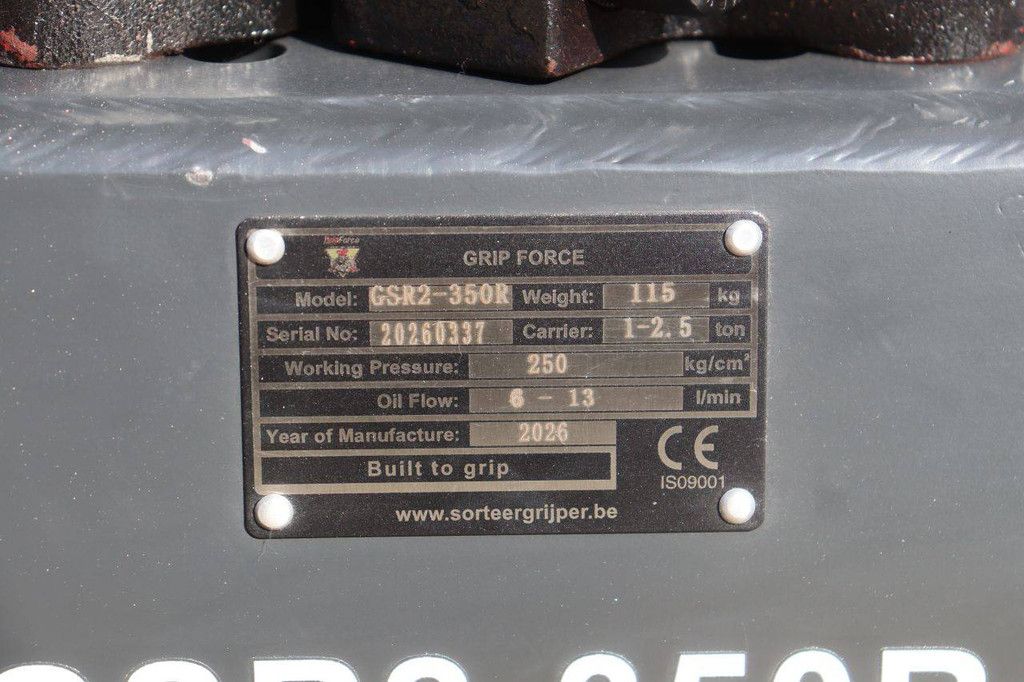 Sortiergreifer Gripforce GSR2-350R CW05 2026 Neu