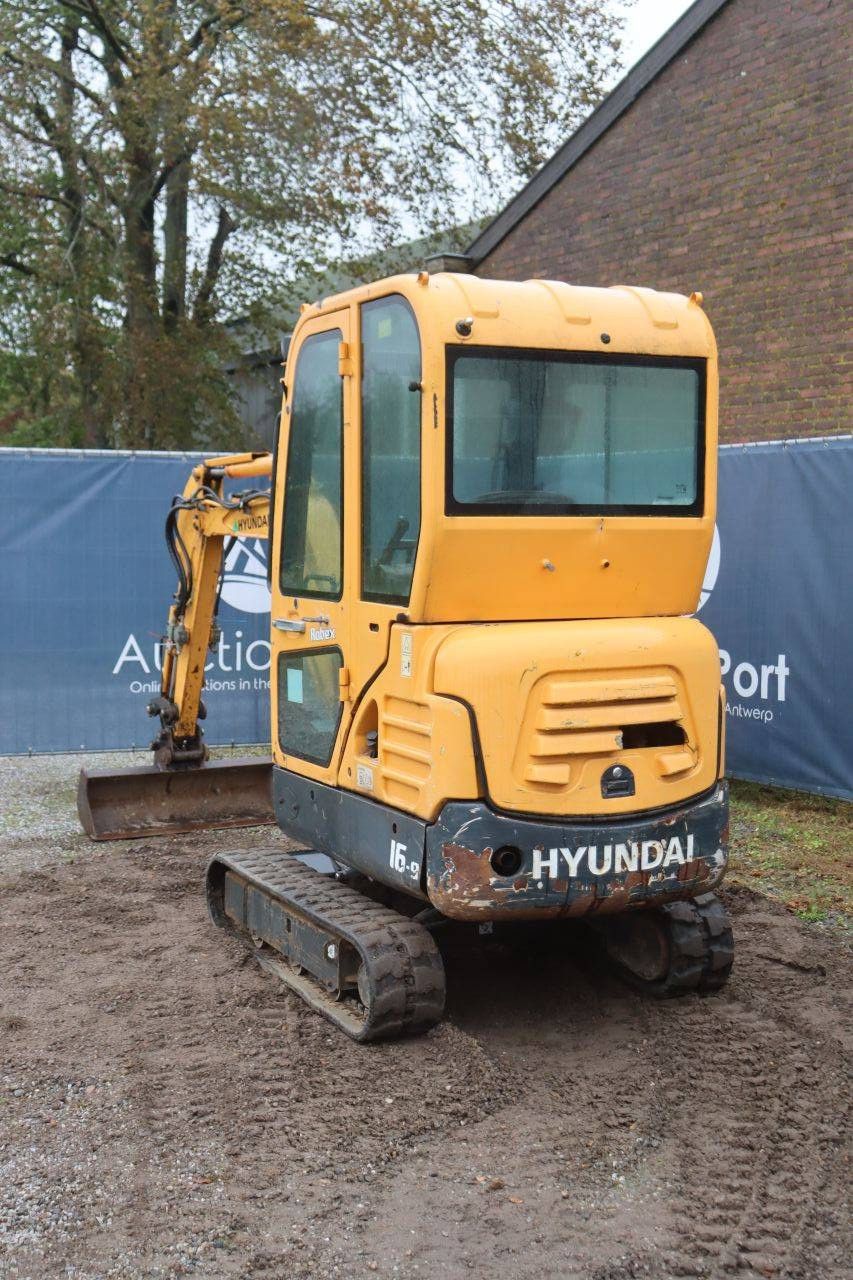 Mini excavator Hyundai Robex 16-9 Diesel 12kW 2016