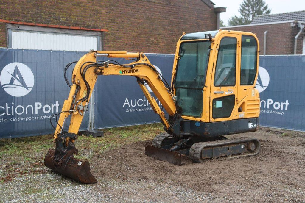 Mini excavator Hyundai Robex 16-9 Diesel 12kW 2016