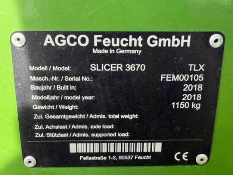 Fendt SLICER 3670 TLX