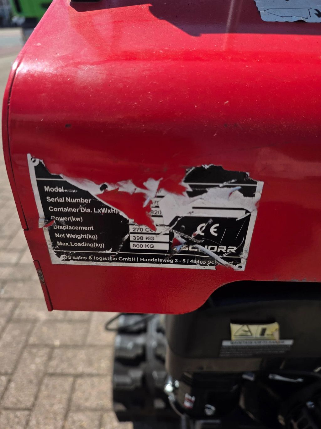Hinowa Schorr rupsdumper motorkruiwagen