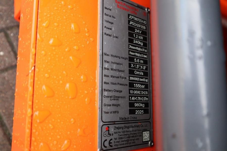 Dingli JCPT0607DCH-XD Valid inspection, Electric, CE, Wor