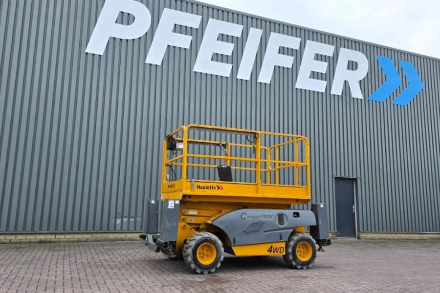 Haulotte COMPACT 10DX Diesel, 4x4 Drive, 10.2m Working Heig