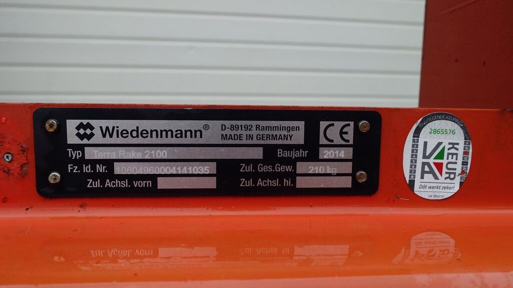 Weidemann Terra rake