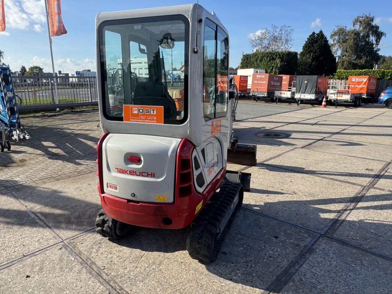 Takeuchi TB216 | Extra Hydraulische functies | Lease mogelijk