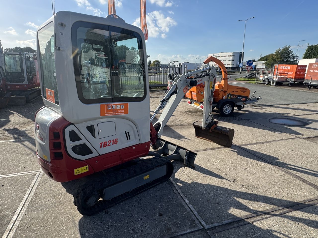 Takeuchi TB216 | Extra Hydraulische functies | Lease mogelijk