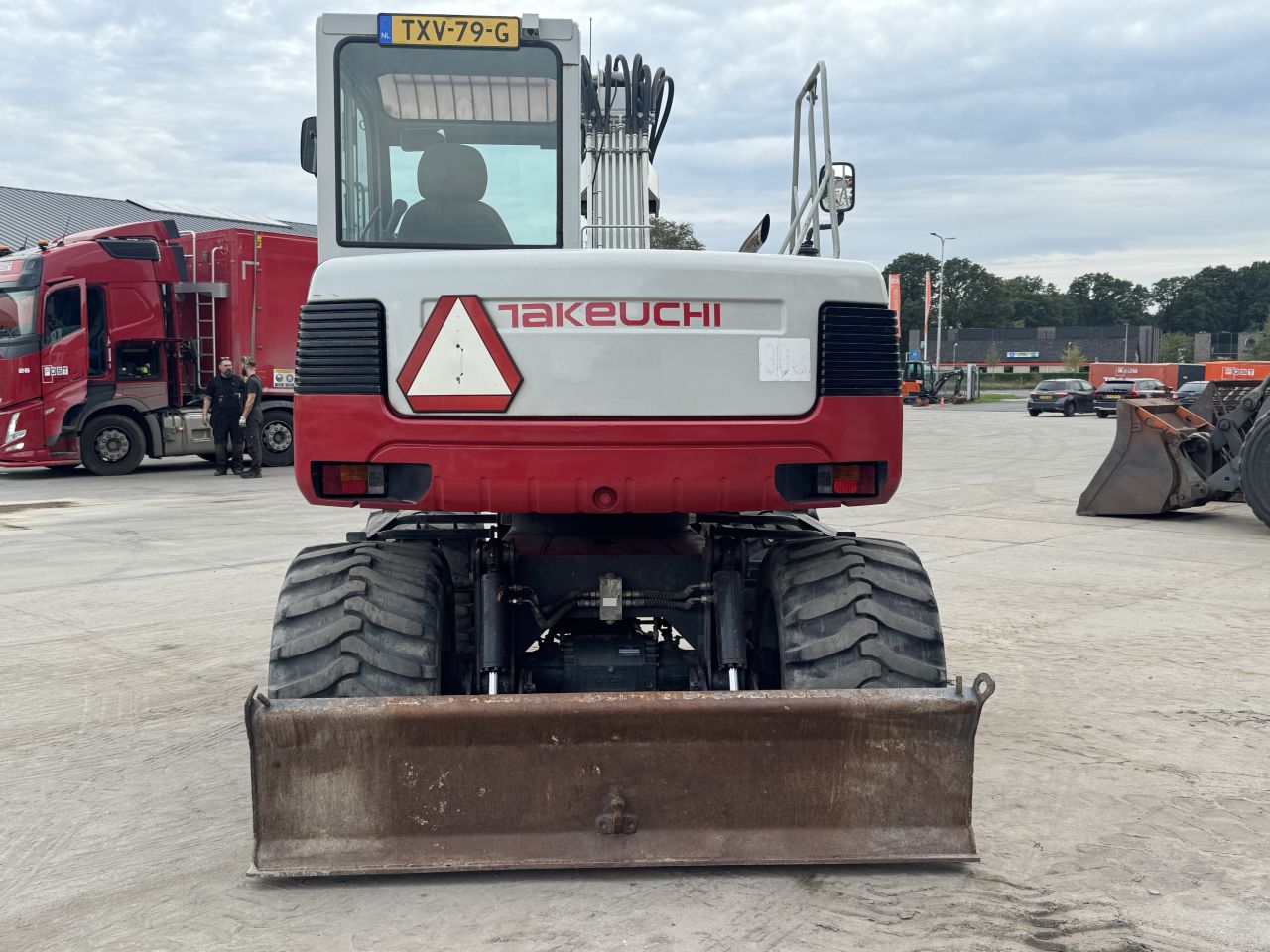 Takeuchi TB175W | Twee delige giek |