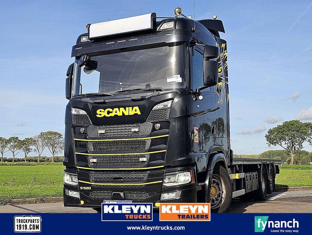 SCANIA S500 6x2*4 Platform Retarder Leather-Seats Plateau Pritsche!