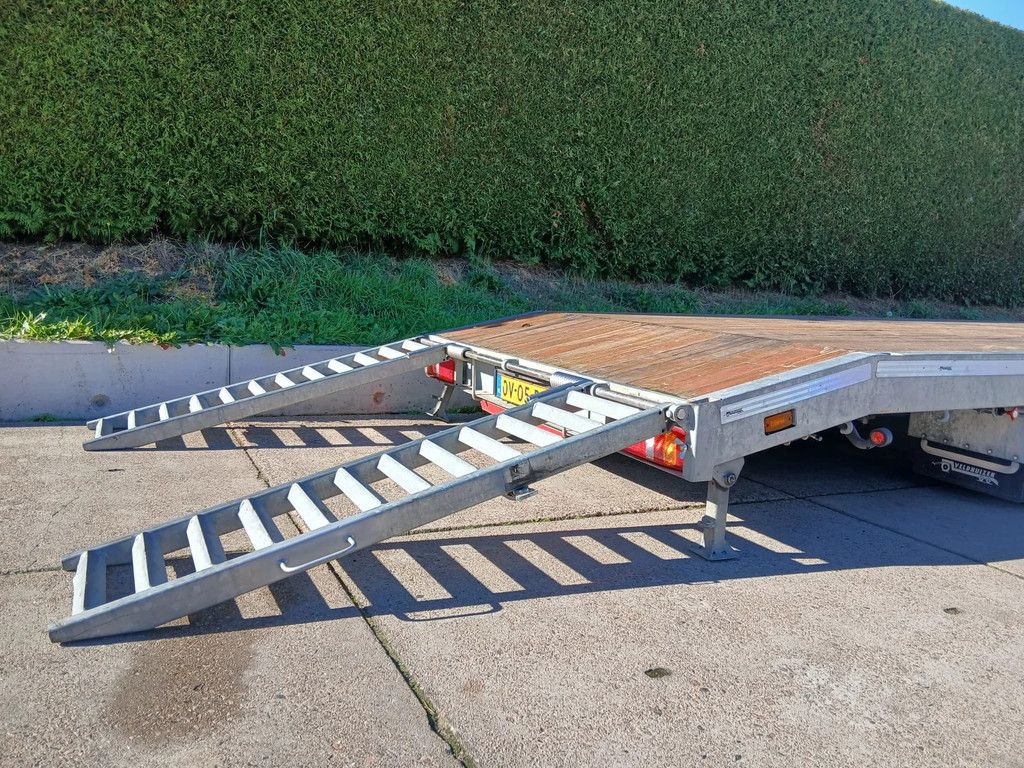 Ford Transit + semi-dieplader oplegger 6,0 m.
