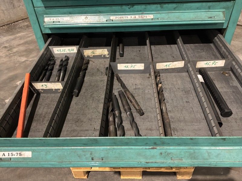 Lista Industriële metalen ladekast
