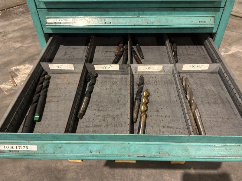 Lista Industriële metalen ladekast
