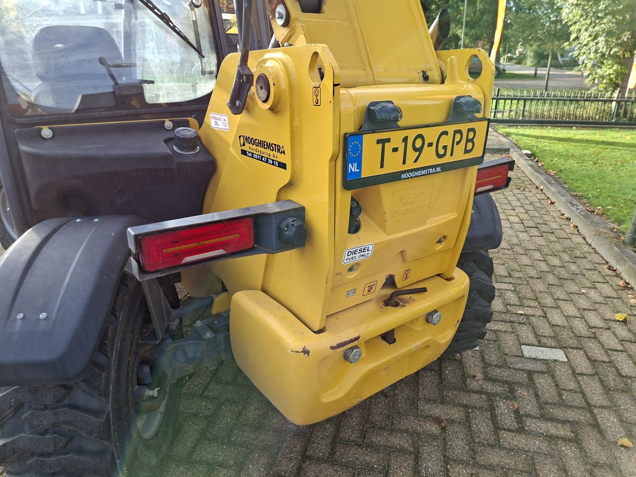 Eurotrac TH25.6 verreiker - Incl. jip, bak en palletvork