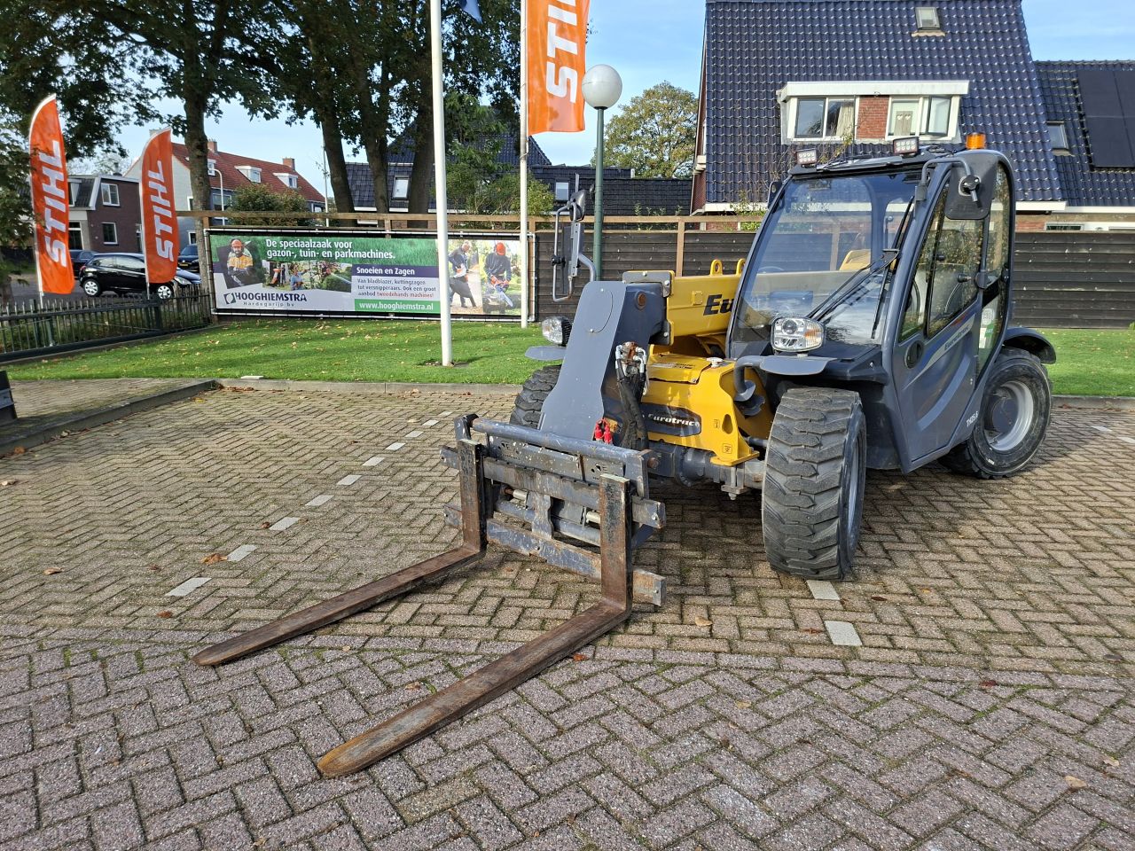 Eurotrac TH25.6 verreiker - Incl. jip, bak en palletvork