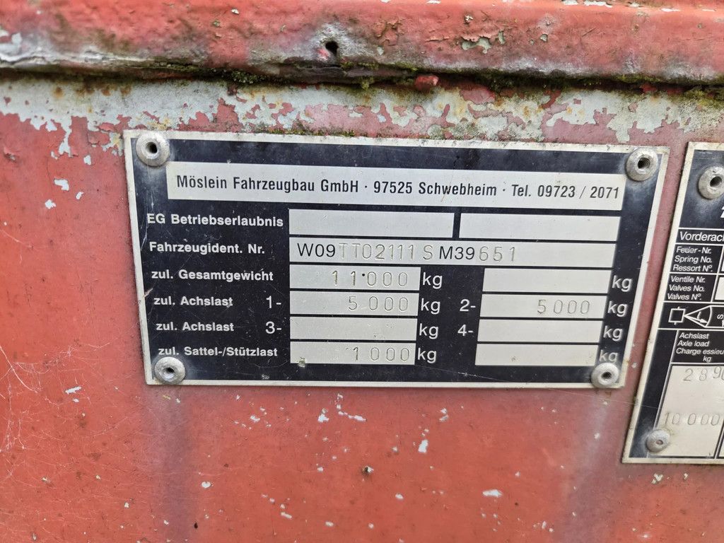 Möslein TT105 SCHWEBHEIM 2 as middenas bladgeveerd