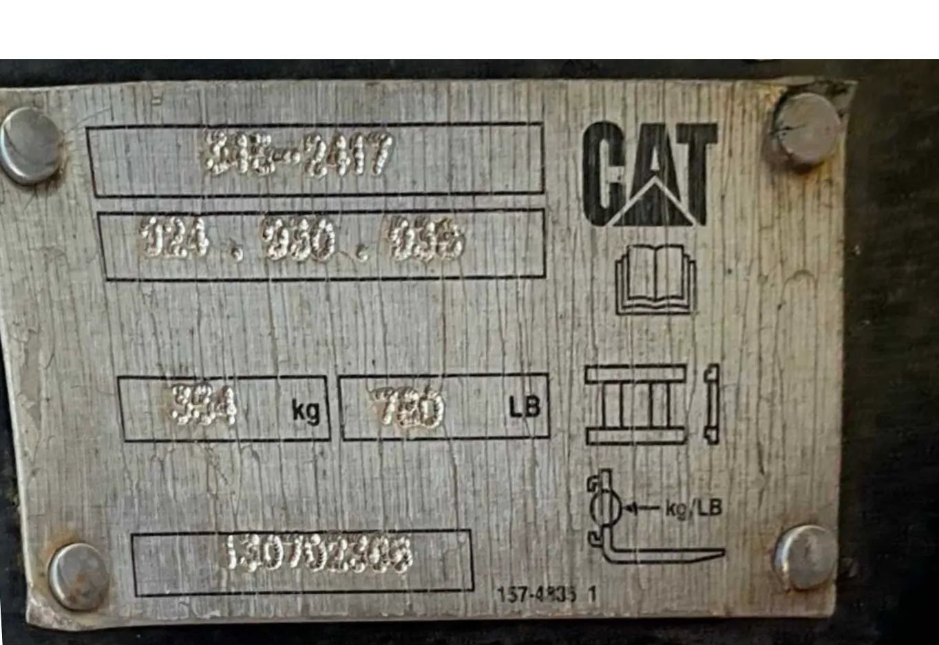 Caterpillar / CAT Fusion palletvork