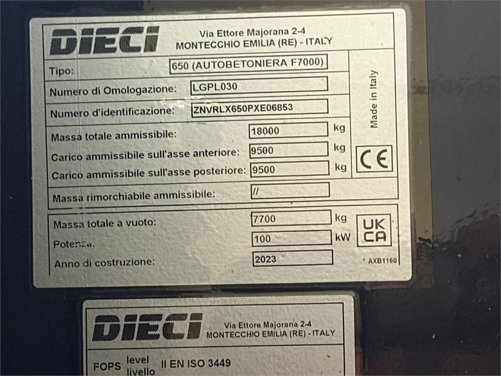 Dieci F7000