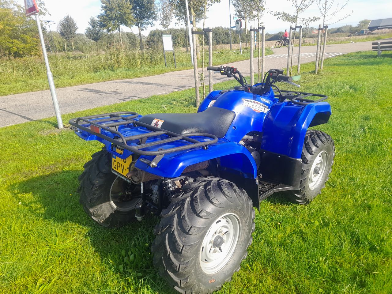 Yamaha Grizzly 350cc 4x4 autokenteken !!