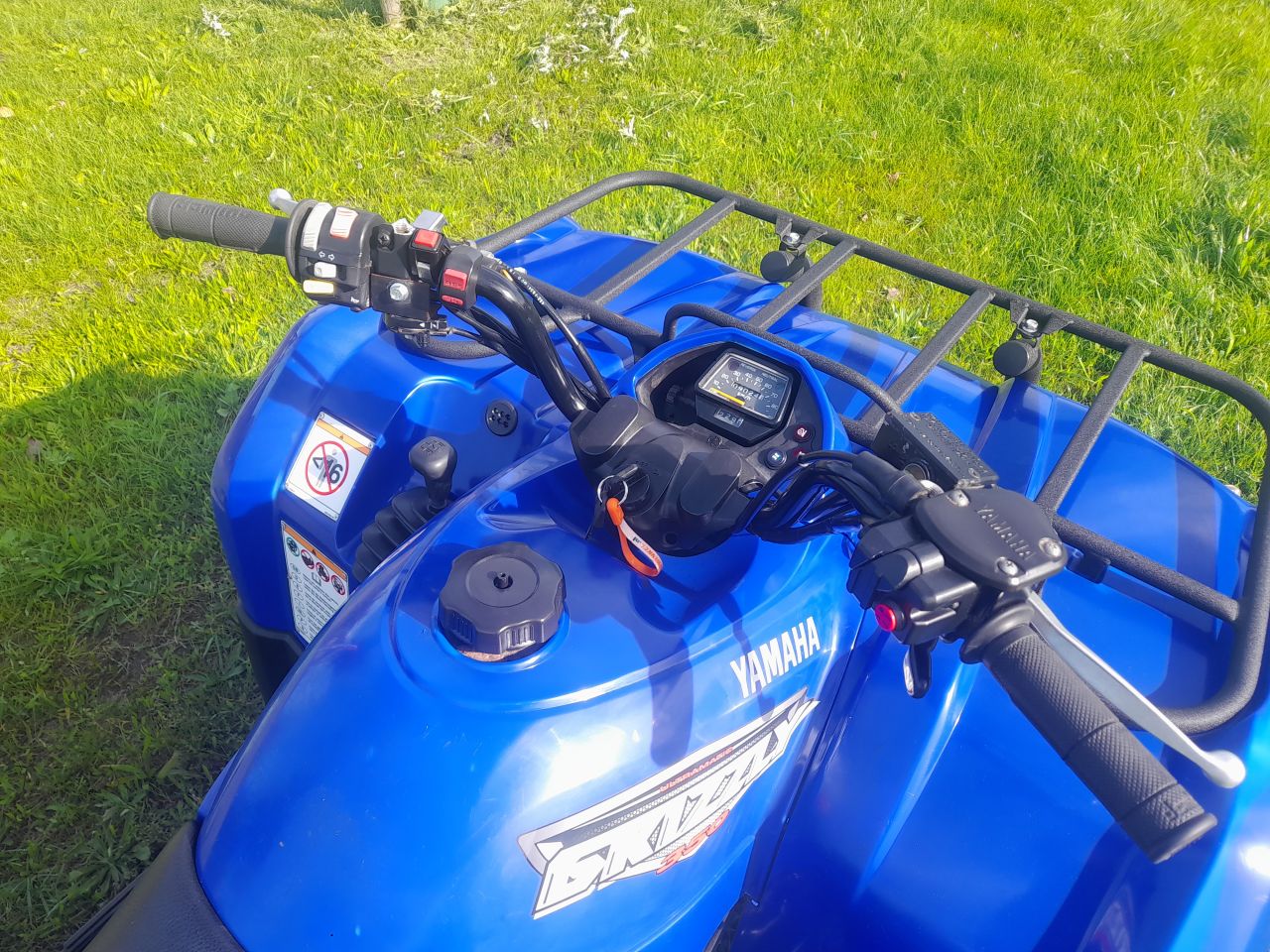 Yamaha Grizzly 350cc 4x4 autokenteken !!