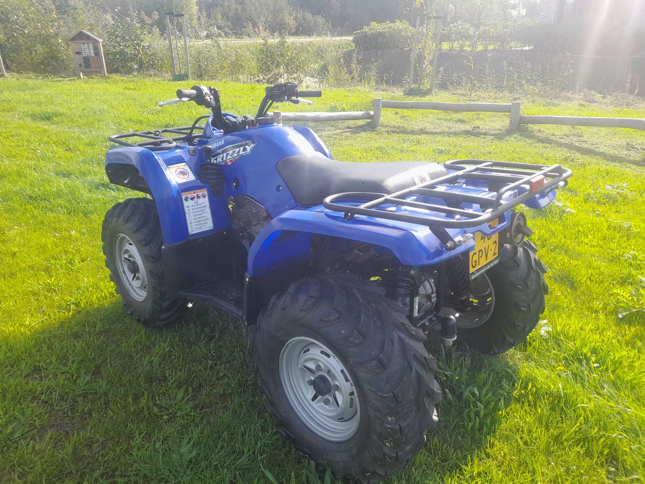Yamaha Grizzly 350cc 4x4 autokenteken !!
