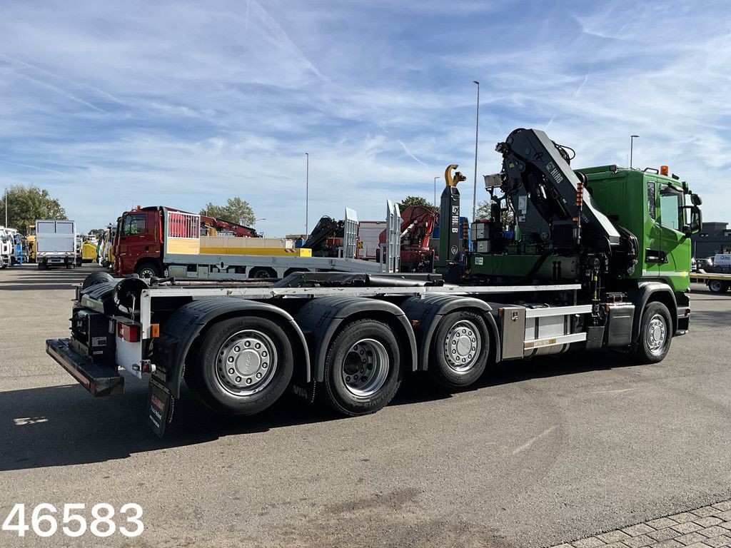 Scania G 410 8x2 Euro 6 Hiab 28 Tonmeter laadkraan