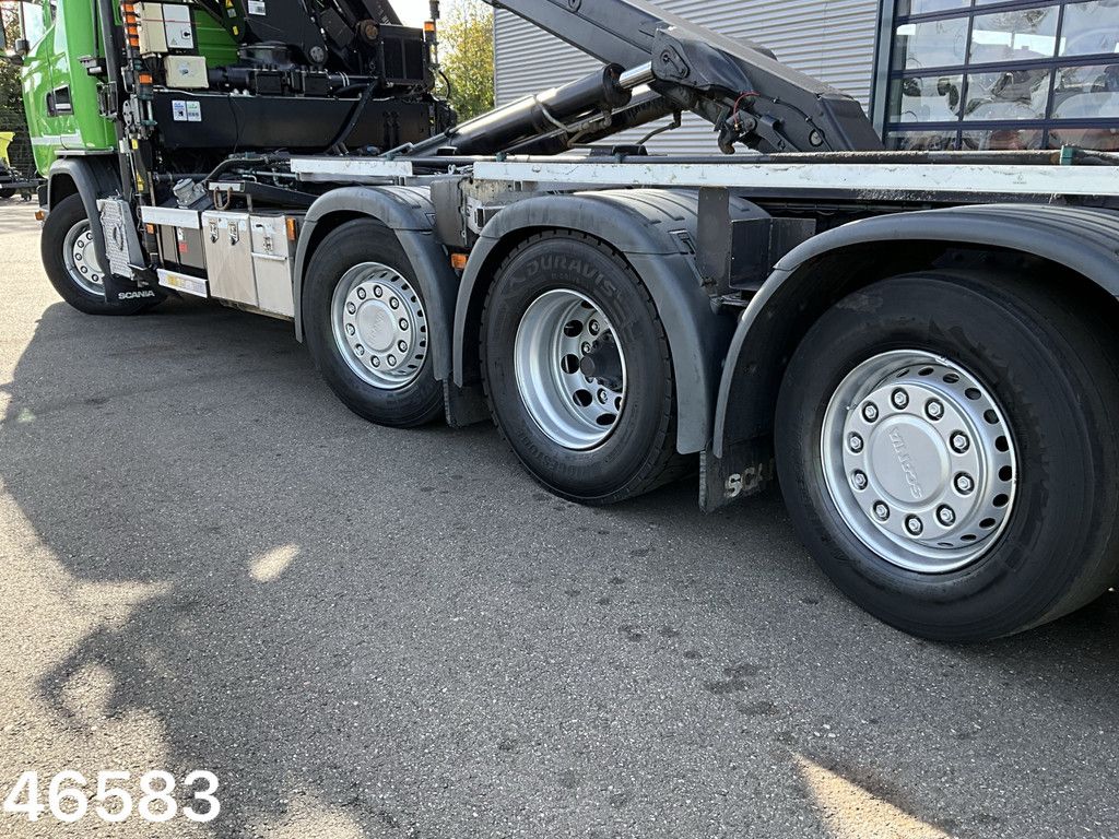 Scania G 410 8x2 Euro 6 Hiab 28 Tonmeter laadkraan