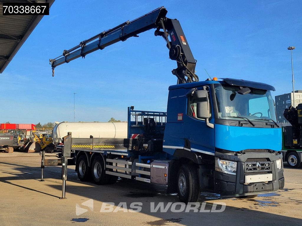Renault C 460 6X4 HIAB 477 EP 4 HIPRO Crane Kran Optibrake Automatic Euro 6