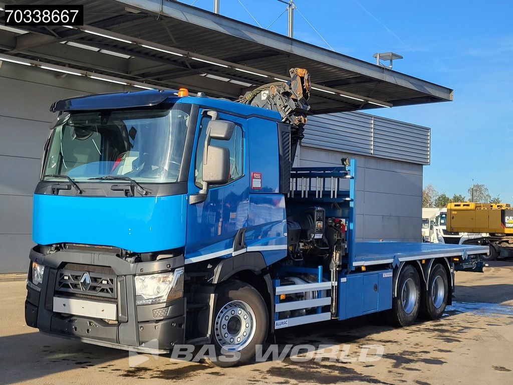 Renault C 460 6X4 HIAB 477 EP 4 HIPRO Crane Kran Optibrake Automatic Euro 6