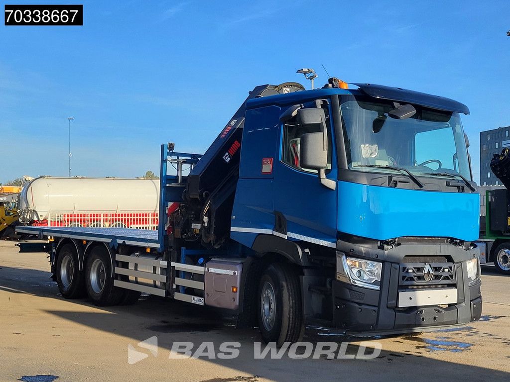 Renault C 460 6X4 HIAB 477 EP 4 HIPRO Crane Kran Optibrake Automatic Euro 6