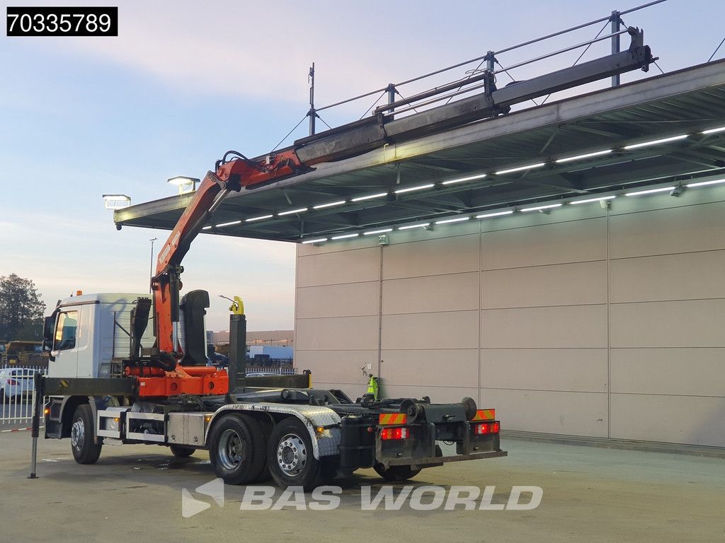 Mercedes Actros Actros 2532 6X2 Palfinger PK 15002 Crane kran + containersystem Lift+steering axle Euro 5