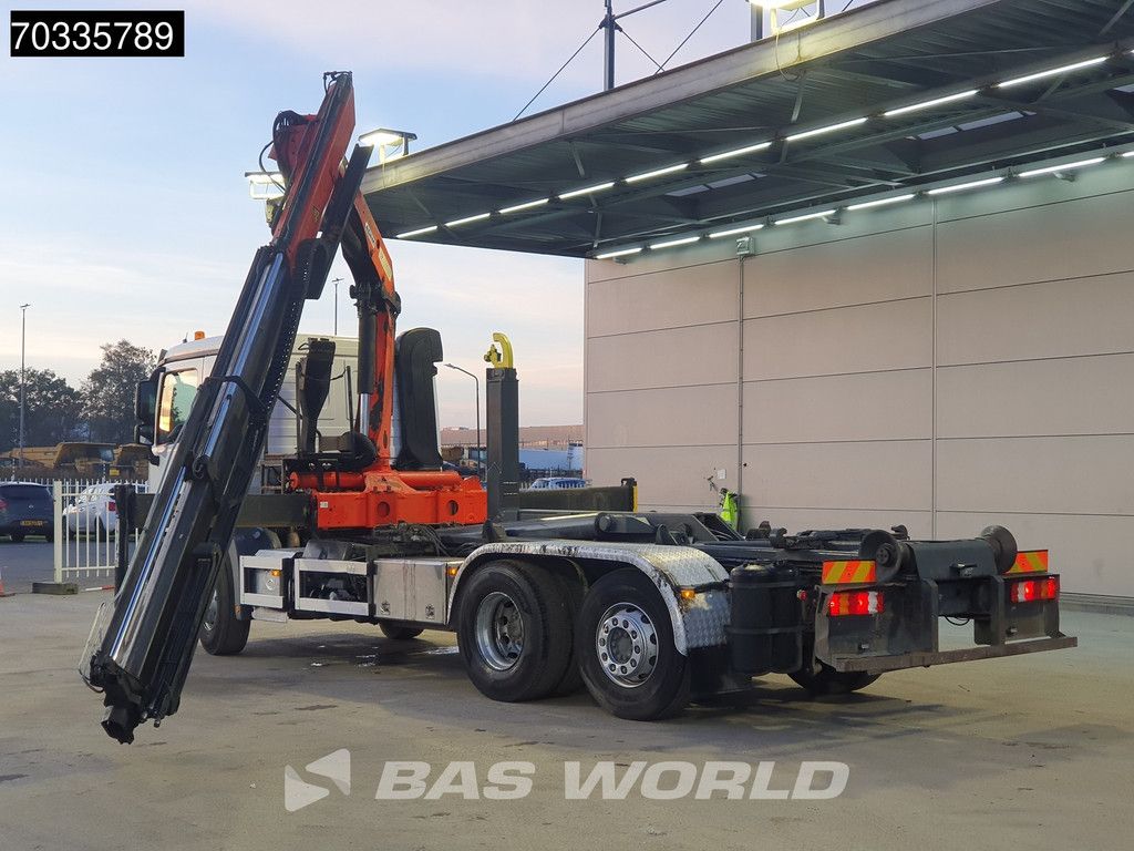 Mercedes Actros Actros 2532 6X2 Palfinger PK 15002 Crane kran + containersystem Lift+steering axle Euro 5