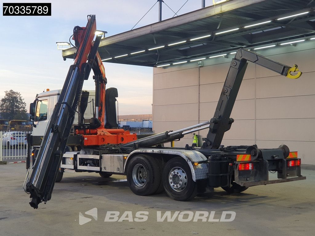 Mercedes Actros Actros 2532 6X2 Palfinger PK 15002 Crane kran + containersystem Lift+steering axle Euro 5